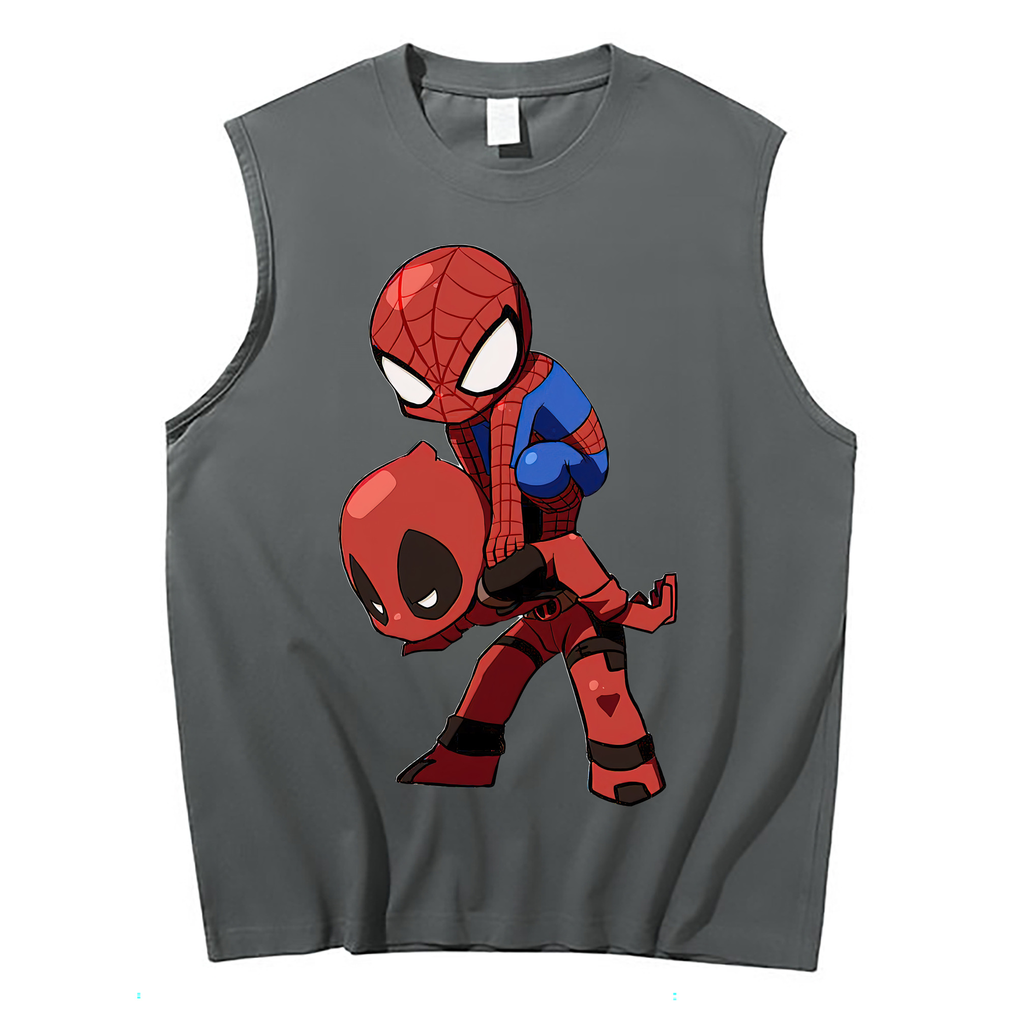 （画像用） Deadpool デッドプール コットン100％タンクトップ（フロントプリント）